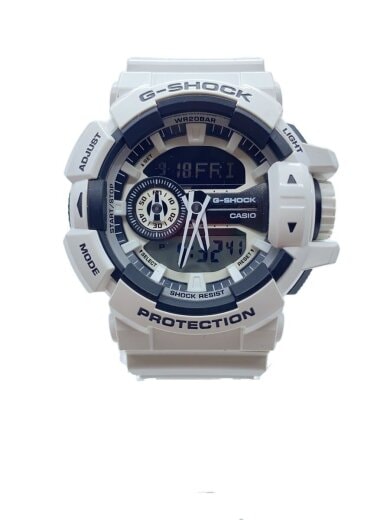 商品画像：クォーツ腕時計・G-SHOCK/デジアナ/WHT 1