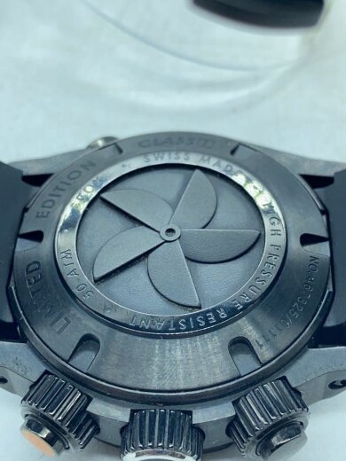 商品画像：自動巻腕時計/アナログ/ラバー/BLK/BLK/SS/etc-lux-162 4