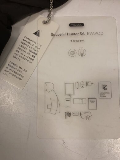 画像：TEATORAダウンジャケット/--/ナイロン/BLK/無地/tt-104SL-EVA//6