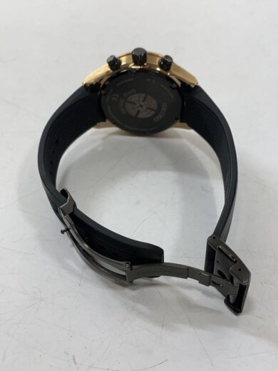 商品画像：ソーラー腕時計/アナログ/ラバー/BLK/BLK/5X53-0AB0/ブラック/ 4