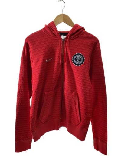 商品画像：パーカー/M/コットン/RED/レッド/赤/マンチェスターユナイテッド/ 1