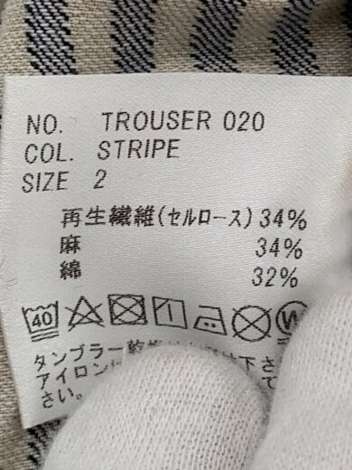 商品画像：ストレートパンツ/2/コットン/マルチカラー/TROUSER020// 6