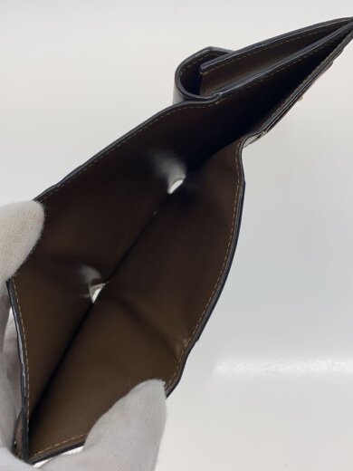 商品画像：3つ折り財布/レザー/BRW/総柄/メンズ/ブラウン/ 6