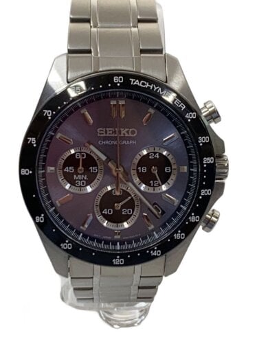 商品画像：クォーツ腕時計/アナログ/--/BLU/SLV/8T63-00D0/ブラック/シルバー/ 1