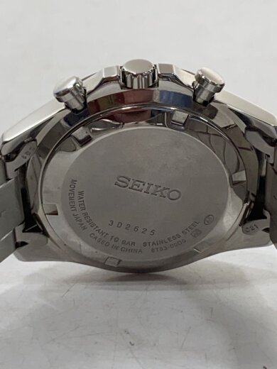 商品画像：クォーツ腕時計/アナログ/--/BLU/SLV/8T63-00D0/ブラック/シルバー/ 3