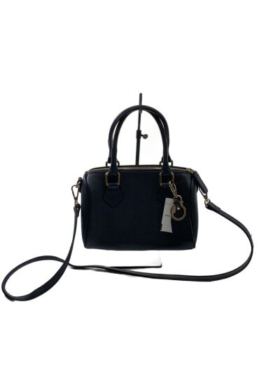 商品画像：ショルダーバッグ/レザー/BLK/無地/ブラック/ 1