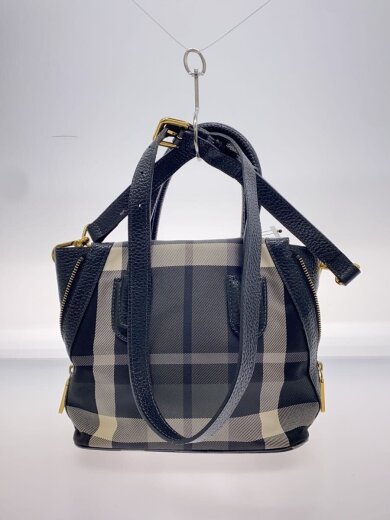 商品画像：ショルダーバッグ/レザー/BLK/チェック 3