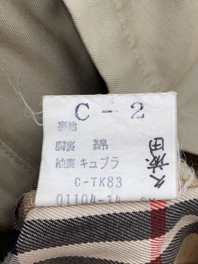 商品画像：コート/L/コットン/KHK/裏地チェック 4