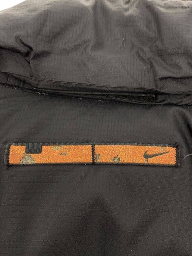 商品画像：状態考慮/襟元汚れ/ダウンジャケット/S/ポリエステル/BLK/無地/ 6