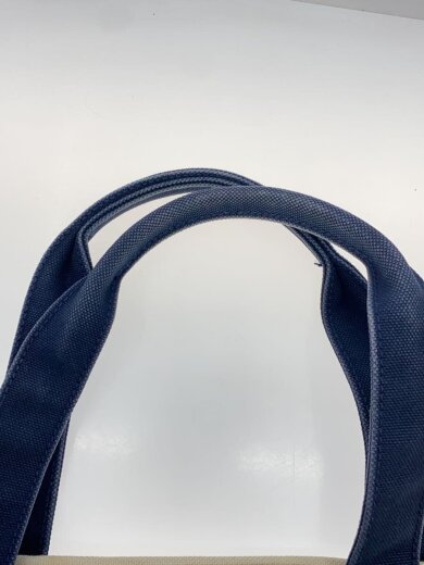 商品画像：内側汚れ有/状態考慮/トートバッグ/キャンバス/WHT/無地 8