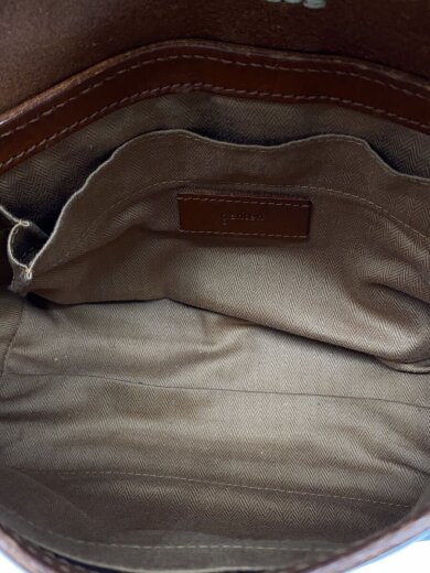 商品画像：ショルダーバッグ/レザー/BRW/無地/ 6