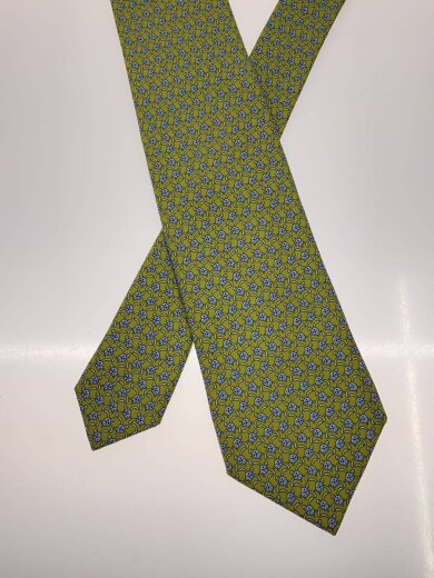 商品画像：ネクタイ/シルク/BRD/総柄/メンズ/ボルドー 2