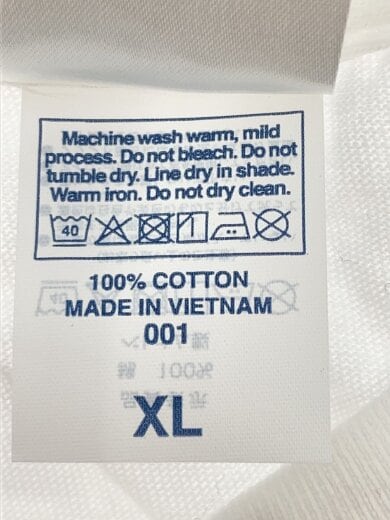 商品画像：Tシャツ/XL/コットン/WHT 3