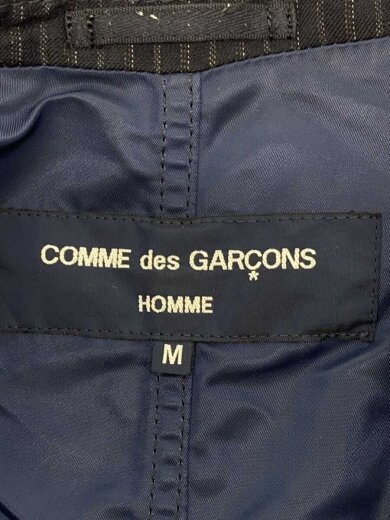 商品画像：テーラードジャケット/M/コットン/BLK/ストライプ/hd-j012// 3