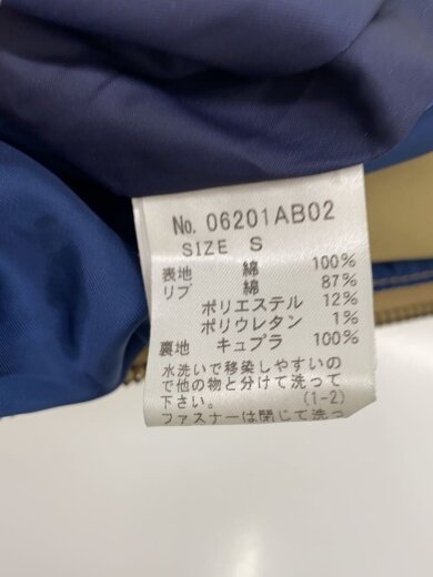 商品画像：ブルゾン/S/コットン/BEG/06201AB02 4