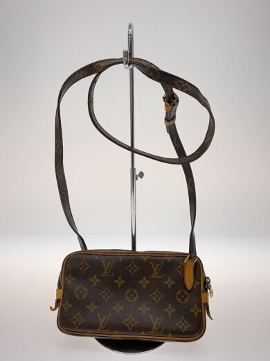 商品画像：ポシェット・マルリー・バンドリエール_モノグラム・キャンバス/PVC/BRW 3