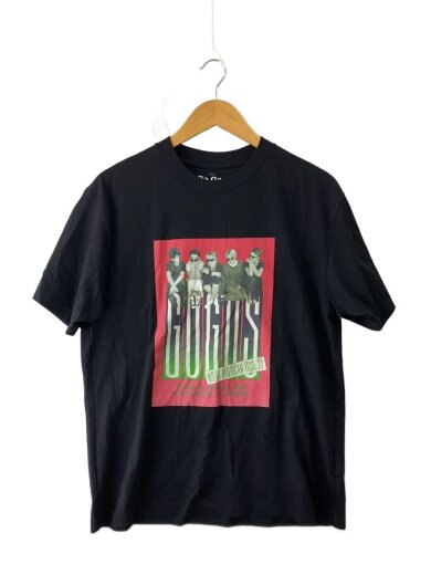 商品画像：Tシャツ/L/コットン/BLK/無地/ブラック/黒/半袖/プリント/ 1