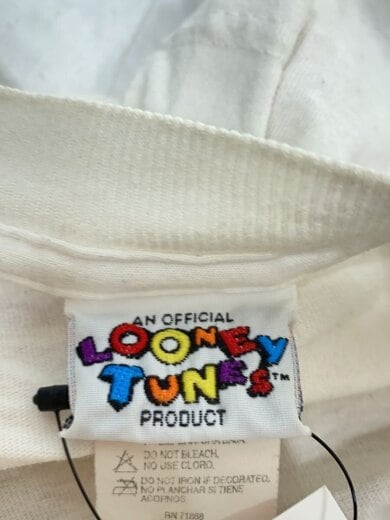 商品画像：Tシャツ/XL/コットン/WHT/ホワイト/半袖/プリント/90S 3