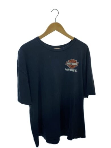 商品画像：Tシャツ/XXL/コットン/BLK/ブラック/黒/プリント/綿/半袖/// 1