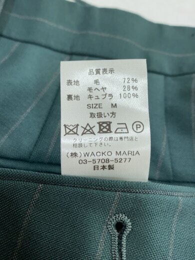 商品画像：スラックスパンツ/M/ウール/GRN/ストライプ// 5