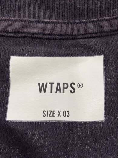 商品画像：長袖Tシャツ/3/コットン/NVY/無地 3