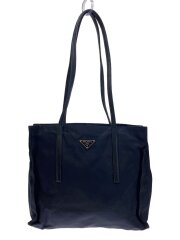 トライアングルロゴ テスートナイロントートバッグ/表面ヨゴレ有