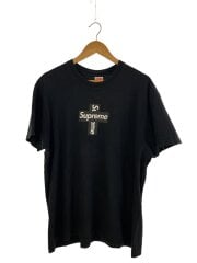 Tシャツ/L/コットン/BLK/Cross Box Logo/20AW