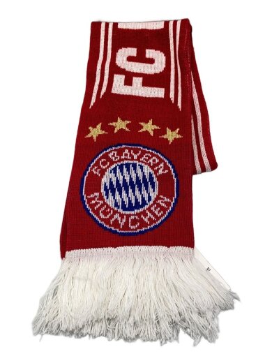 商品画像：FCバイエルン/マフラー/レッド/メンズ 1