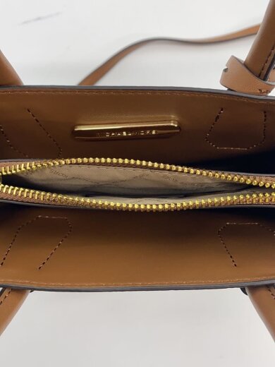 商品画像：ショルダーバッグ/レザー/BRW/無地/35S1GM9M2L 6