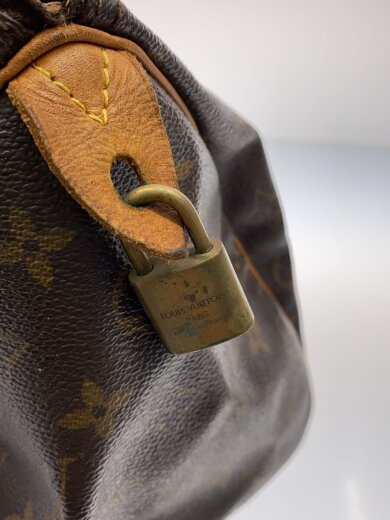 商品画像：1)スピーディ35_モノグラム・キャンバス/PVC/BRW 9