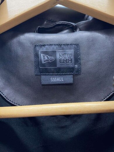 商品画像：シンセティックレザージャケット/S/フェイクレザー/ブラック 3