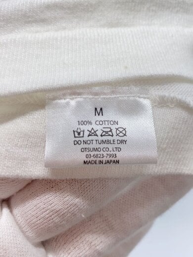 商品画像：Tシャツ/M/コットン/WHT 4