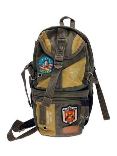 商品画像：ワッペン/ボディバッグ/ショルダーバッグ/カーキ/AVX305J 1