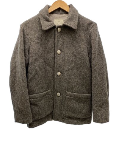 商品画像：ジャケット/S/ウール/GRY/無地/WRD-14-AW-05/使用感有 1
