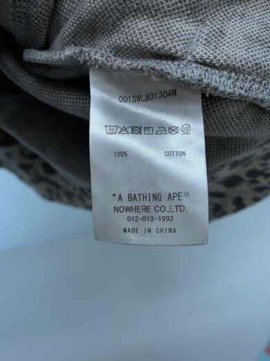 商品画像：トップス/M/コットン/GRY/総柄/001SWL801304M 4