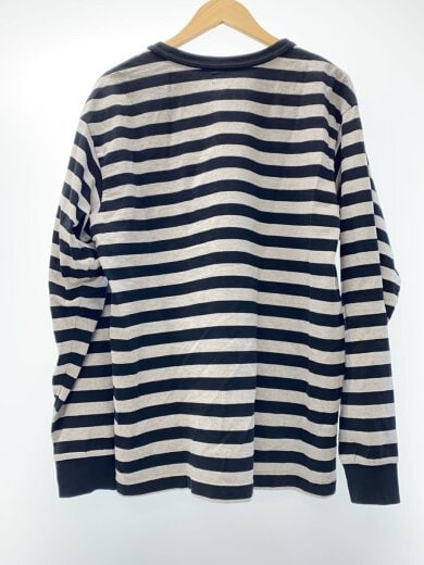 商品画像：長袖Tシャツ/XXL/コットン/GRY/ボーダー/HM28CS039// 2