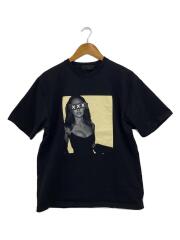 Tシャツ/L/コットン/BLK/プリント/GX-S22-ST-19