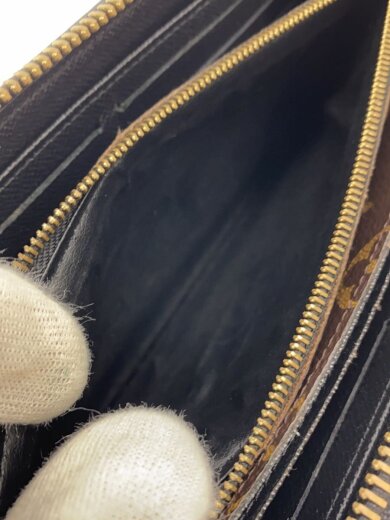 画像：LOUIS VUITTONジッピーウォレット レティーロ モノグラム/長財布/レザー/BRW/総柄/メンズ/M61855//5