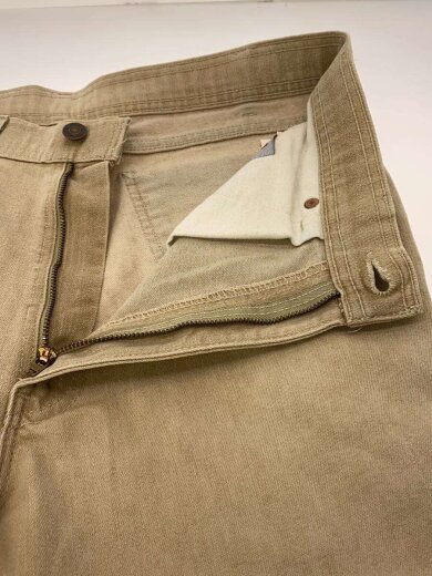 商品画像：アクションジーンズ/ボトム/34/コットン/BEG/無地/※臀部シミ/尻ポケット劣化 3