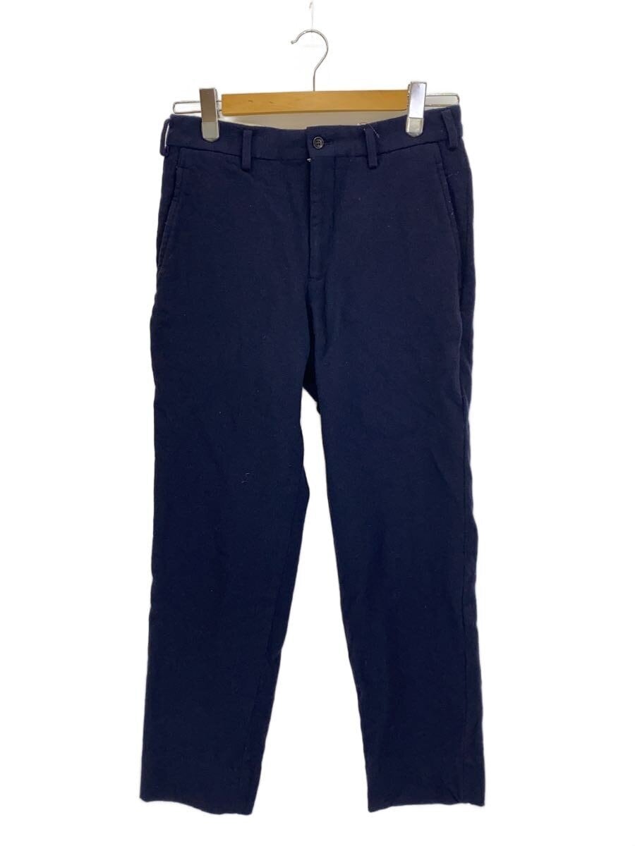 COMME des GARCONS HOMME DEUX / 2019AW/AD2019/ウール縮絨/ストレートパンツ/S/ウール/NVY/DD-P051/※毛玉有