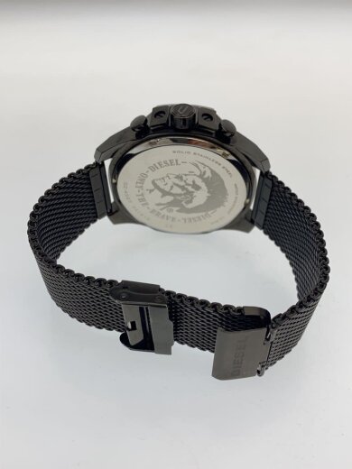 商品画像：クォーツ腕時計/アナログ/ステンレス/BLK/DZ-4527 4