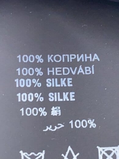 商品画像：ロゴ入りシルククロップドセーター/ニット・セーター(薄手)/38/シルク/BLK/P24S1G// 5