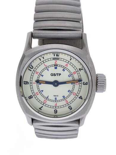 商品画像：クォーツ腕時計/アナログ/WHT/SLV/QMD02C 1