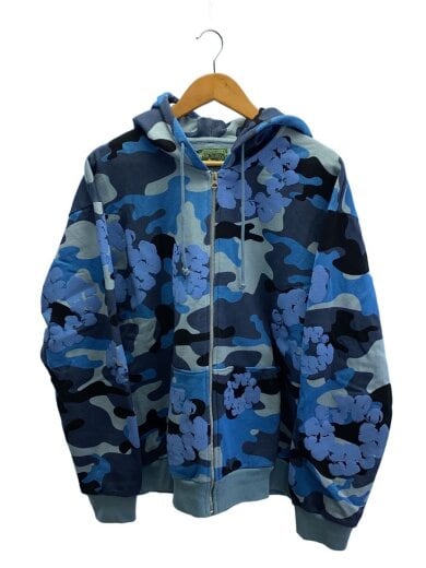 商品画像：パーカー/M/コットン/BLU 1