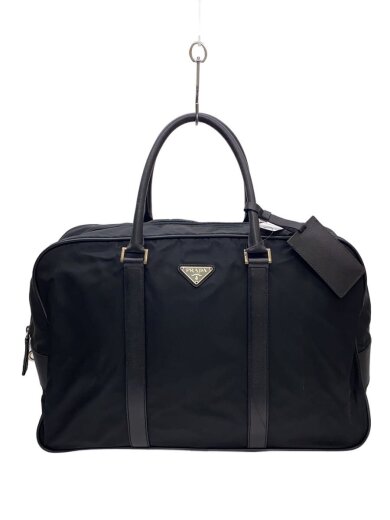 商品画像：ボストンバッグ/ナイロン/BLK/※内側汚れ有// 1