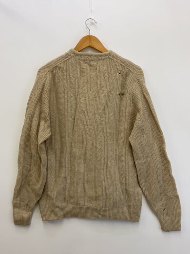 商品画像：カーディガン(厚手)/L/ウール/BEG/無地/※穴多数あり// 2