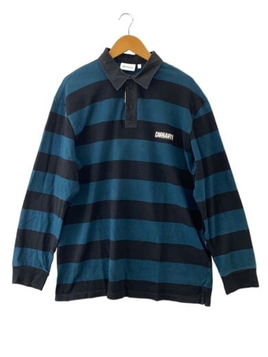 商品画像：EASTON RUGBY POLO/ポロシャツ/XL/コットン/GRN/ボーダー// 1
