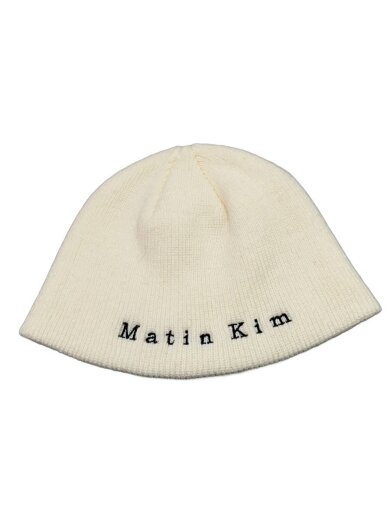 商品画像：ニットキャップ/--/ウール/WHT/メンズ 1