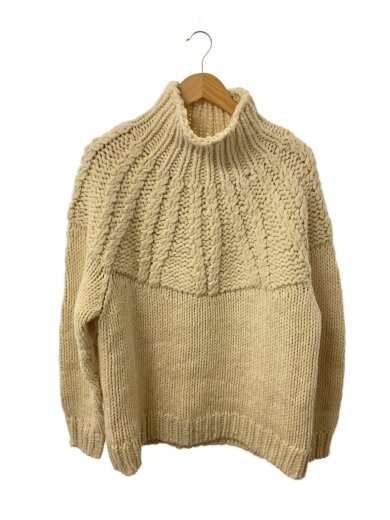 商品画像：ニット・セーター(厚手)/1/ウール/CRM/無地/15106-2312 1