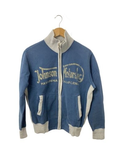 画像：TOYs McCOYフルジップスウェットパーカー/L/コットン/BLU/シミ有1